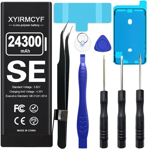 Vista 10 de XYIRMCYF Batería de gran capacidad de 24300 mAh compatible con iPhone 11 Pro, batería de repuesto de polímero de litio de 0 ciclos para iPhone 11