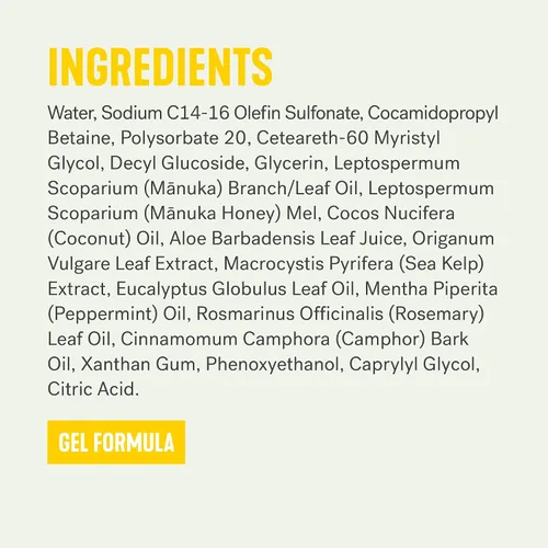 Vista 5 de One Tree Hill Manuka Body Wash Mezcla de miel de manuka y aceites esenciales 9 onzas líquidas