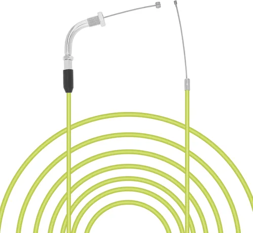 Vista 10 de Windance Cable del acelerador de repuesto de motocicleta de alto rendimiento, 74.8 in, cable de acelerador de carburador deslizante plano ajustable