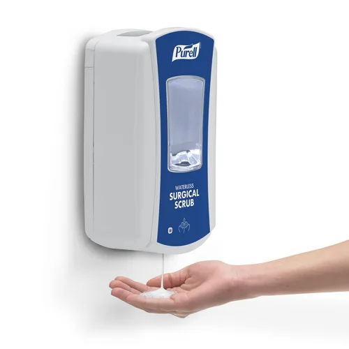 Vista 2 de PURELL LTX-12 Dispensador sin contacto de solución quirúrgica sin agua, azul, para recambios de 1200 mL PURELL LTX-12 (Paquete de 1) - 1932-04
