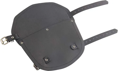 Vista 2 de Pulsera de cuero de Viking Bracers con guantelete medieval, para hombres y mujeres