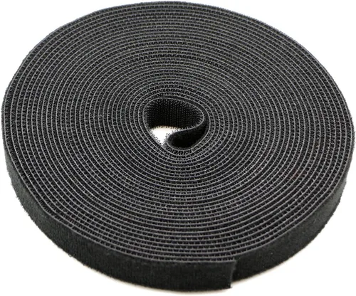 Vista 13 de Cinta de velcro reutilizable para sujetar cables, rollo de 3/4 de pulgada de doble cara con gancho