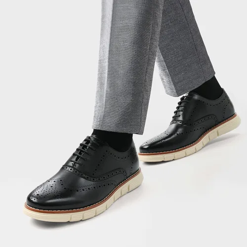 Vista 7 de Bruno Marc - Tenis de vestir para hombre, calzado formal estilo Oxford