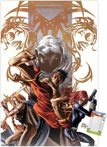 Vista 11 de Trends International Marvel Comics - Póster de pared Secret Avengers #7, 14.725 x 22.375 pulgadas, versión enmarcada de madera de granero