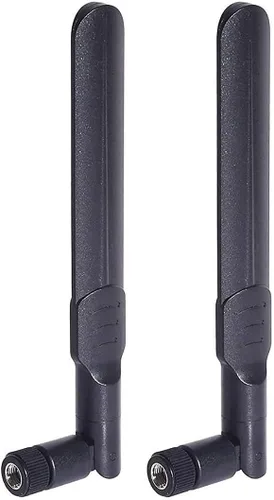 Vista 7 de Bingfu Antena de doble banda WiFi 2.4GHz 5GHz 5.8GHz 8dBi MIMO RP-SMA Macho Antena (paquete de 2) para enrutador WiFi, tarjeta de red inalámbrica