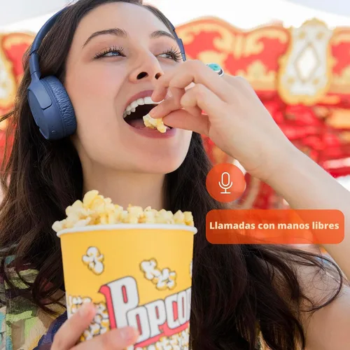 Vista 5 de JBL Tune 510BT: Auriculares inalámbricos Bluetooth sobre la oreja con sonido Purebass - con paño de limpieza - Negro