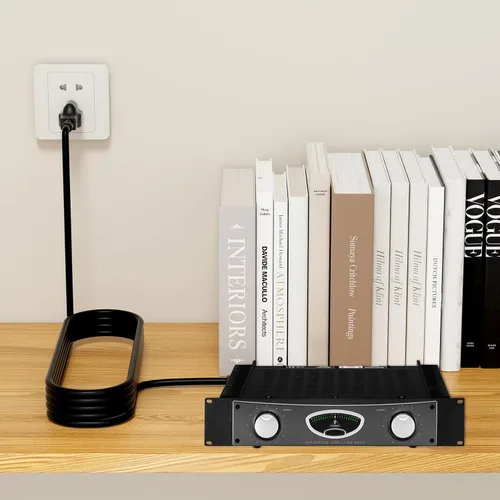 Vista 2 de Enchufe de cable de alimentación de CA con certificación UL de 6 pies/5.9 ft para reproductor de CD digital Rega Apollo-R Apollo