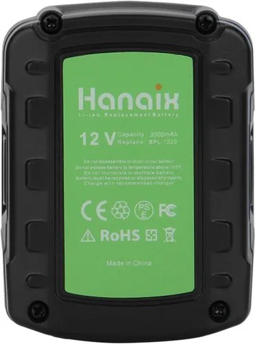 Vista 5 de Batería de 12V 3.0Ah compatible con RYOBI CB120L CB121L BPL-1220 130503001 130503005 BS12CA BID-1201 CAH120LK CD100 BID-1201, para batería RYOBI