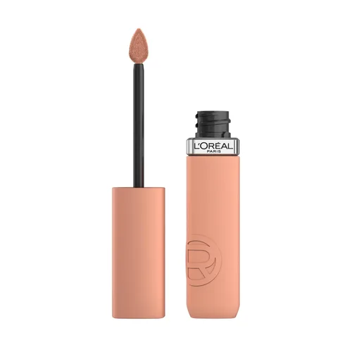 Vista 7 de L’Oréal Paris Infallible Matte Resistance - Labial líquido, hasta 16 horas de duración, tono First Kiss 600, 0.16 onzas líquidas 600 Primer beso