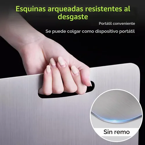 Vista 3 de Tabla de cortar de titanio, 2 tablas de cortar de titanio para cocina Nueva tabla de cortar de titanio de doble cara de grado alimenticio