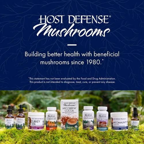 Vista 7 de Host Defense Stamets 7 Polvo de Hongos – Mezcla de 7 Especies – Suplemento de Hongos para Apoyo Inmunológico con Royal Sun Blazei, Cordyceps