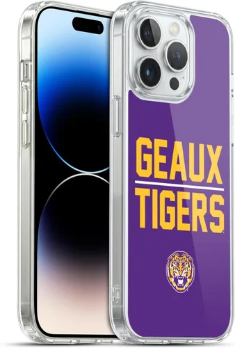 Vista 181 de Head Case Designs Funda de gel suave con licencia oficial de la Universidad Estatal de Louisiana LSU Camou compatible con Apple iPhone 7 Plus/iPhone