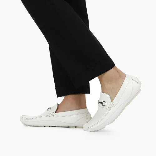 Vista 6 de Bruno Marc Mocasines de conducción para hombre Penny Mocasines sin cordones