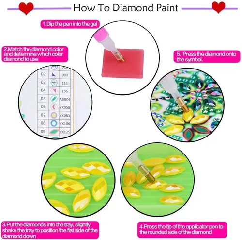 Vista 6 de Hibah Pintura de Diamante DIY 5D Forma Especial con Diamantes de Imitación, Búho Estrellado, Juego de Pintura de Diamante de Cristal Parcial