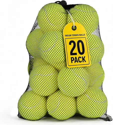 Vista 18 de INSUM Bulk Tennis Balls, Extra Duty Practice Balls with Mesh Bag