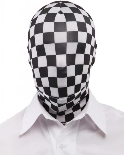Vista 22 de Seeksmile Zentai - Máscara capucha unisex de licra elastano