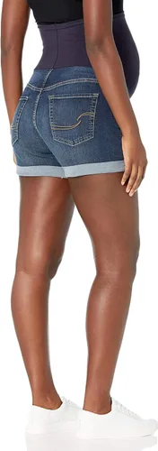 Vista 4 de Signature by Levi Strauss Co Gold Label Pantalones cortos de maternidad de tiro medio para mujer