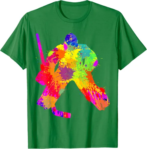 Vista 5 de Camiseta de hockey de hockey sobre hielo, Negro