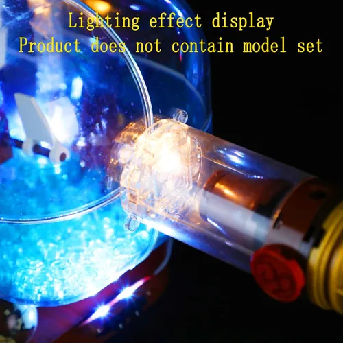 Vista 7 de GEAMENT Kit de luces LED (control remoto) compatible con LEGO Ship in a Bottle - Juego de iluminación para ideas 21313