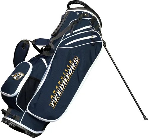 Vista 11 de Team Golf NHL Team Golf NHL Birdie Stand - Bolsa de golf, ligera, divisor de club de 14 vías, soporte de acción de resorte, bolsillo enfriador
