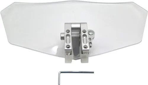 Vista 5 de WCO - Alerón de extensión de parabrisas ajustable con clip compatible con V-Strom 650 V-Strom 1000 ABS