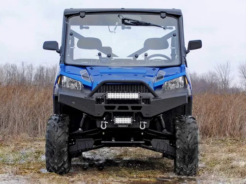 Vista 4 de SuperATV Barra de luz combinada LED UTV de 6 pulgadas, kit de soporte de montaje en jaula de 1.75 pulgadas, incluye interruptor basculante y arnés
