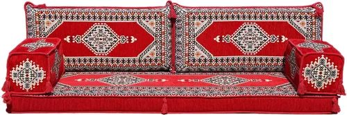 Vista 72 de arabicsofa Sofá de piso árabe Jalsa - Sofá tradicional hecho a mano para sala de estar