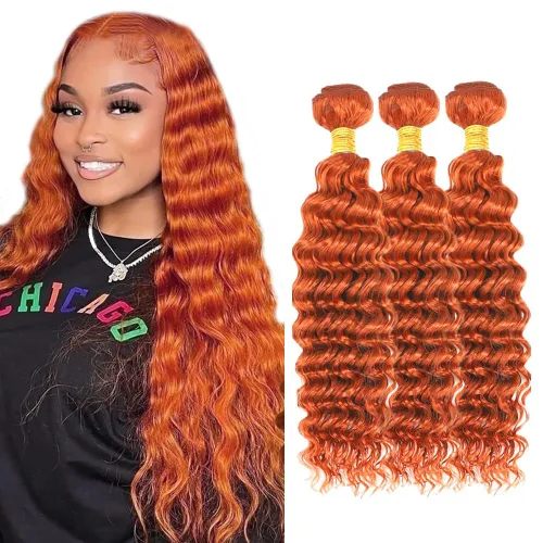Vista 256 de 300g 1B27 Human Hair Bundles Honey Blonde Bundles Human Hair 10A Brazilian Virgin Remy Hair Extensions 8 10 12 Inch