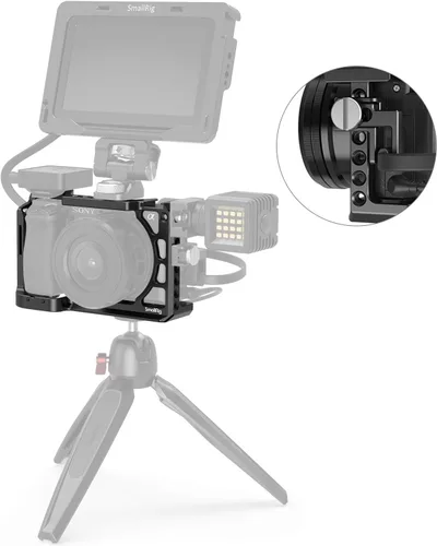 Vista 9 de SMALLRIG Cámara A6400 A6100 jaula para cámara Sony A6400 A6100 - CCS2310