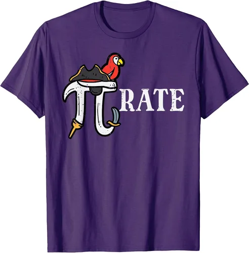 Vista 58 de Pirate Pi Funny Math Pie Halloween Disfraz Maestro Hombres Mujeres Camiseta Asphalt Grey