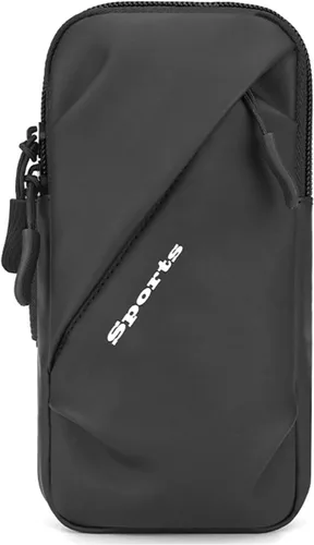 Vista 16 de Muñequera para teléfono celular, ajuste universal, resistente al agua, transpirable, soporte para teléfono para correr, ciclismo, escalada