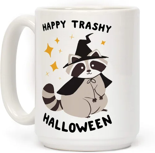 Vista 95 de LookHUMAN Tazas de Halloween Taza de café de Halloween - Tazas de café para decoración ideales para amantes y entusiastas de la decoración - Taza
