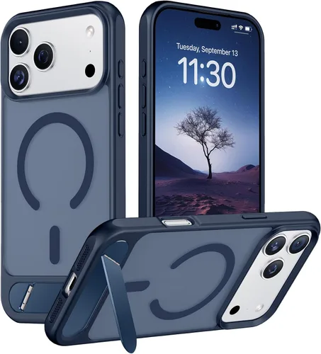Vista 211 de Funda para iPhone 11 con compatibilidad magnética, [Soporte invisible incorporado][Compatible con MagSafe]