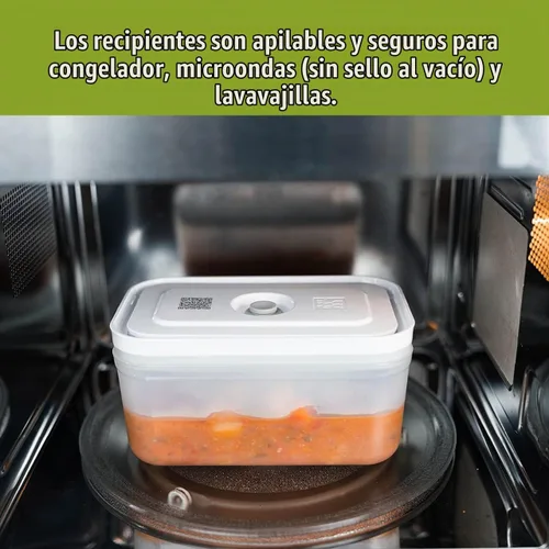 Vista 6 de ZWILLING Recipiente hermético grande de almacenamiento de alimentos Fresh & Save, contenedor de preparación de comidas, sin BPA