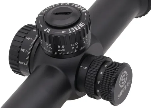 Vista 2 de SHOTAC Alcance de rifle 6-24X52, tubo de 1.339 in, alta resolución para disparos de largo alcance hasta 13,123.4 ft, FFP, IPX7 impermeable y a