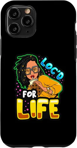 Vista 29 de Loc'd for Life Funny Locs Black Queen Dreadlocks Women Girls Case for iPhone 17