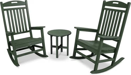 Vista 10 de Trex Polywood - Juego de 3 piezas para muebles de exterior, color negro carbón Negro (Charcoal Black)