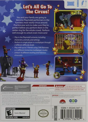 Vista 2 de Playmobil Circus - Nintendo Wii