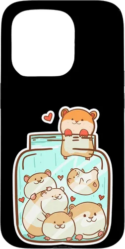 Vista 14 de Hamsters in a Jar Cute Animal Hammy Owner Pet Lover Gift Case for iPhone 17