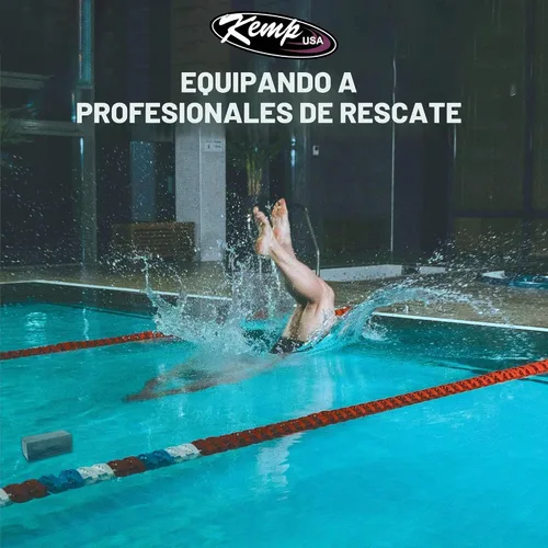 Vista 7 de Kemp USA - Ladrillo de buceo de goma de 10 libras, peso de agua rectangular duradero