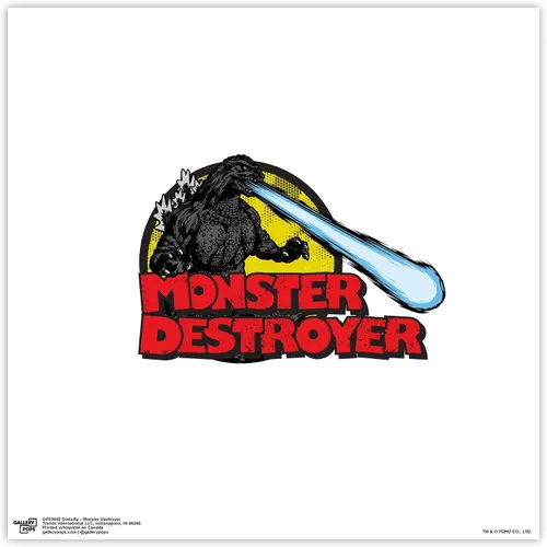 Vista 9 de Trends International Gallery Pops Godzilla - Póster de pared de destructor de monstruos, 12.00 x 12.00 pulgadas, versión de marco negro