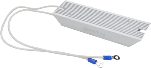Vista 2 de 100W 8 Ohm Aluminio Vivienda Wirewound Frenado Resistencia Soldadura Lug Silver ToneTerminals