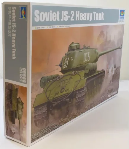 Vista 3 de Trumpeter Kit de modelo de armadura tardía de tanque pesado soviético Js-2M