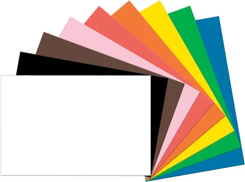 Vista 2 de Tru-Ray - Papel de construcción, 50% reciclado, colores surtidos, 24 x 36 pulgadas, paquete de 50