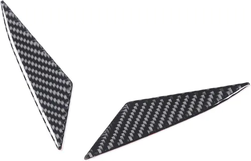 Vista 6 de Daeiclru Adhesivo triangular de fibra de carbono real para luz trasera trasera compatible con Chevrolet Corvette C8 2020-2023, accesorios de moldura