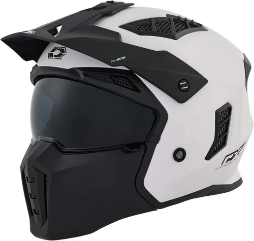 Vista 6 de Castle X Casco de motocicleta CX302 Negro mate