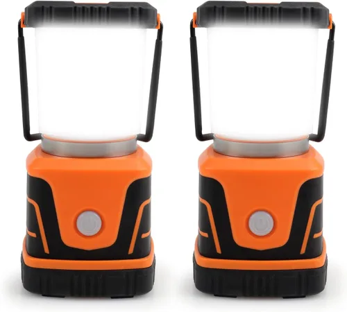 Vista 9 de Lámpara LED de campamento súper brillante de 1500 lúmenes, 4 modos de luz, reflector regulable, lámpara de emergencia alimentada por batería