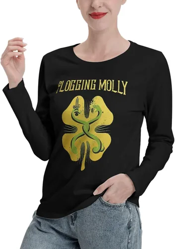 Vista 2 de Women's Fall Long Sleeve Tshirts Womens Fashion Shirt Tops Crew Neck T-Shirts Clothing
