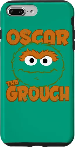 Vista 9 de Funda sándwich para iPhone 14 Sesame Street Oscar the Grouch