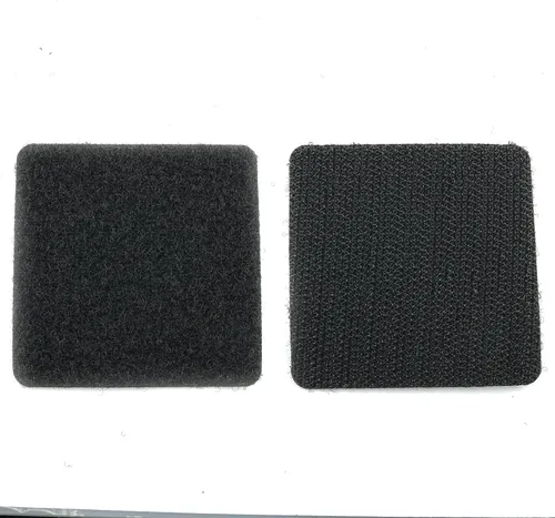Vista 2 de 25 almohadillas adhesivas para sofá, 1.575 x 2.362 in, rectangular, color negro, con tiras de gancho adhesivas para sofá, silla, asiento doble, banco